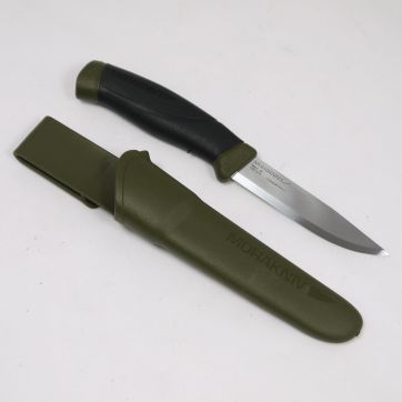 Morakniv Finn 14083 Ash Wood, Black Blade, bushcraft knife