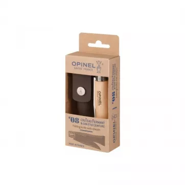 Opinel no.8 with Pouch - Stainless Steel