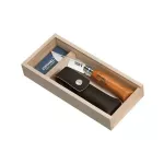 Opinel no.8 with Sheath and Gift Box - Carbon
