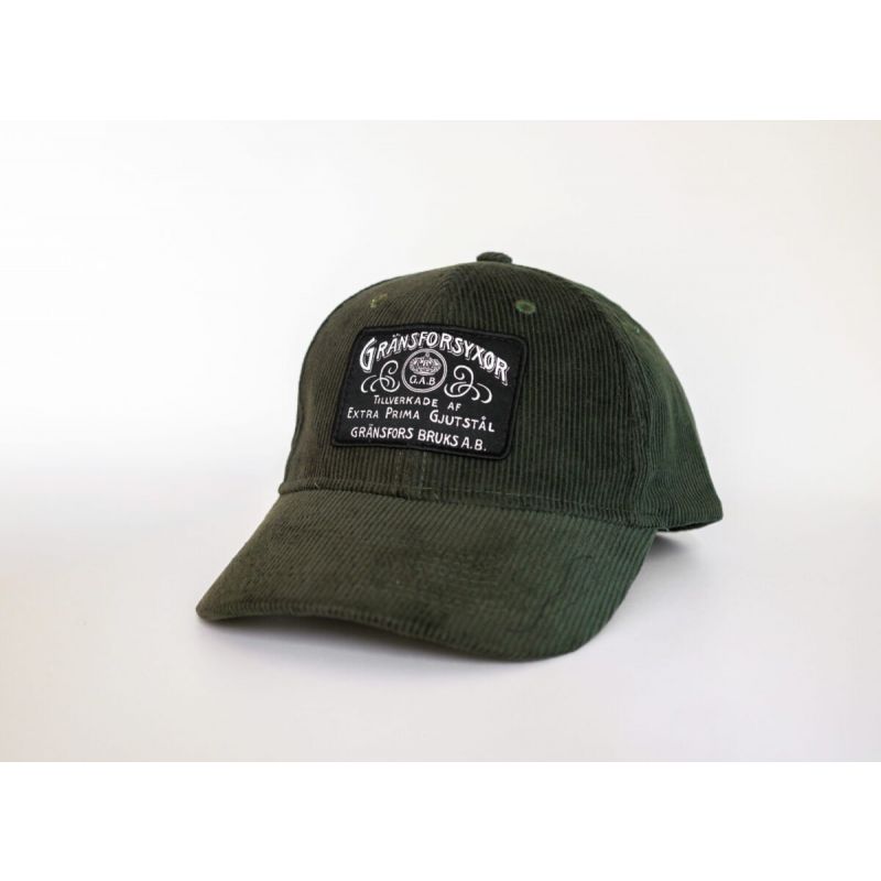 Gränsfors Bruk Green Corduroy Cap | Woodsmith