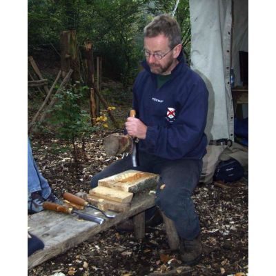 A former participant on a bowl carving course I taught (many years ago!) got in touch today asking for some advice on bowl carving gouges, and in the email they attached these photos. I’d guess it was at an early Woodland Pioneers, give or take 15 or so years ago (at least!)

Though teaching (sadly) makes up less of my work these days than it used to - it’s still my main passion, and one of the main reasons I pursued my career as a Green Woodworker, promoting and sharing the joy of traditional craft. While not bowl carving this time, I’ll be leading a shavehorse building course at this year’s Weekend in the Woods. Interested? Check out @coppicenw for more details and information on tickets.

Hope to see you there 🍃
Maurice

#woodsmith #bowlcarving #greenwoodworking